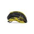 cyklistická přilba GIRO Aries Spherical Mat Black/Yellow Visma