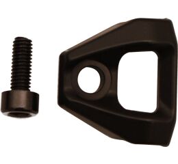 držák hadice brzdy ROCKSHOX  ZEB/PIKE/LYRIK (lesklá černá, včetně šroubu)