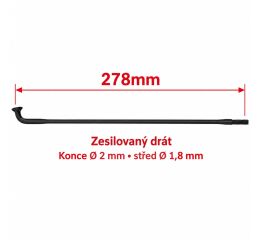 drát SAPIM RACE 2 x 278mm