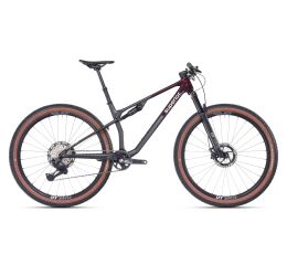 XC kolo SUPERIOR XF 9.6 Team / Gloss Carbon / Red Carbon 19" (L)