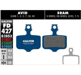 brzdové desky GALFER FD427 ROAD - Avid, Sram, Braking, Lewis, Trickstuff