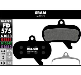 brzdové desky GALFER FD575 PERFORMANCE - Sram