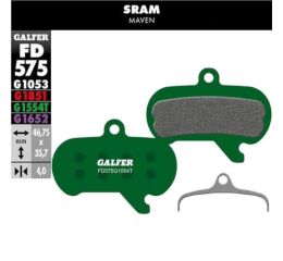 brzdové desky GALFER FD575 PRO - Sram