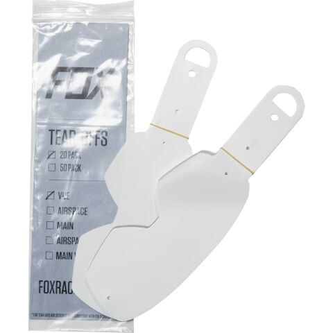 Strhávačky Fox Vue Standard Tear Offs - 20Pk
