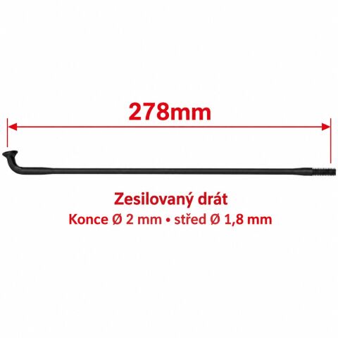 drát SAPIM RACE 2 x 278mm