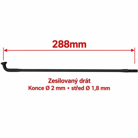drát SAPIM RACE 2 x 288mm