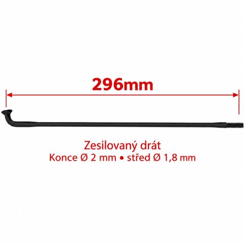 drát SAPIM RACE 2 x 296mm