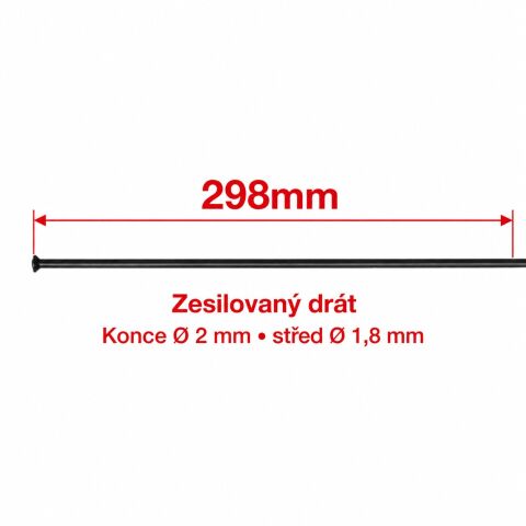 drát CN SPOKE 2 x 298mm