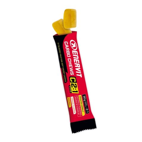 energetické želatinky ENERVIT Carbo Chews C2:1 30g orange 6ks
