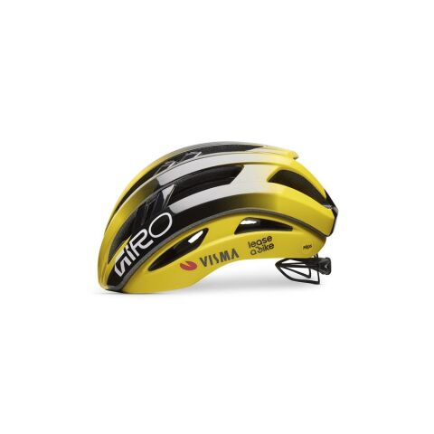 cyklistická přilba GIRO Aries Spherical Mat Black/Yellow Visma