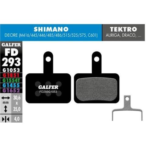 brzdové desky GALFER FD293 PERFORMANCE - Shimano deore, Tektro, TRP (neoriginál balení)