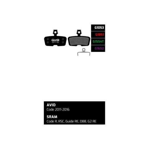 brzdové desky GALFER FD455 PERFORMANCE - Avid, Sram