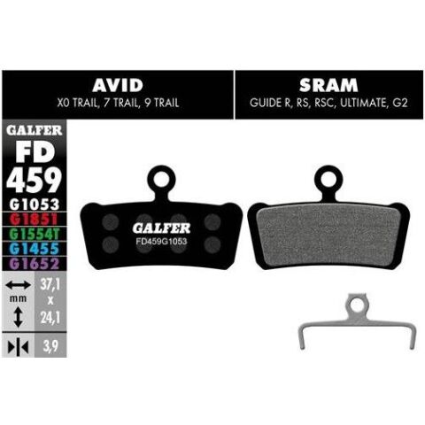 brzdové desky GALFER FD459 PERFORMANCE - Avid, Sram