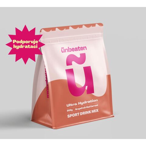 doplňek stravy UNBEATEN Elektrolyty pro efektivní hydrataci - Grapefruit - Červený rybíz
